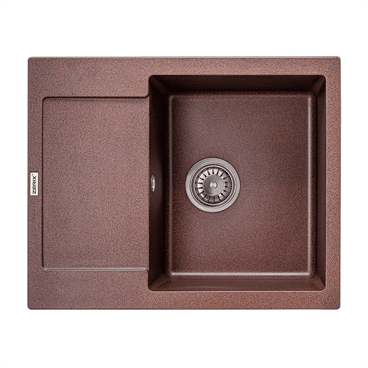 Мойка Zerix ZS-6250S-12 Коричневая (ZX4592), фото 1