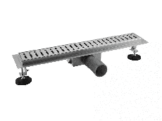 Линейный трап для душа GAPPO G83007-3, 70х300 мм, нержавеющая сталь.