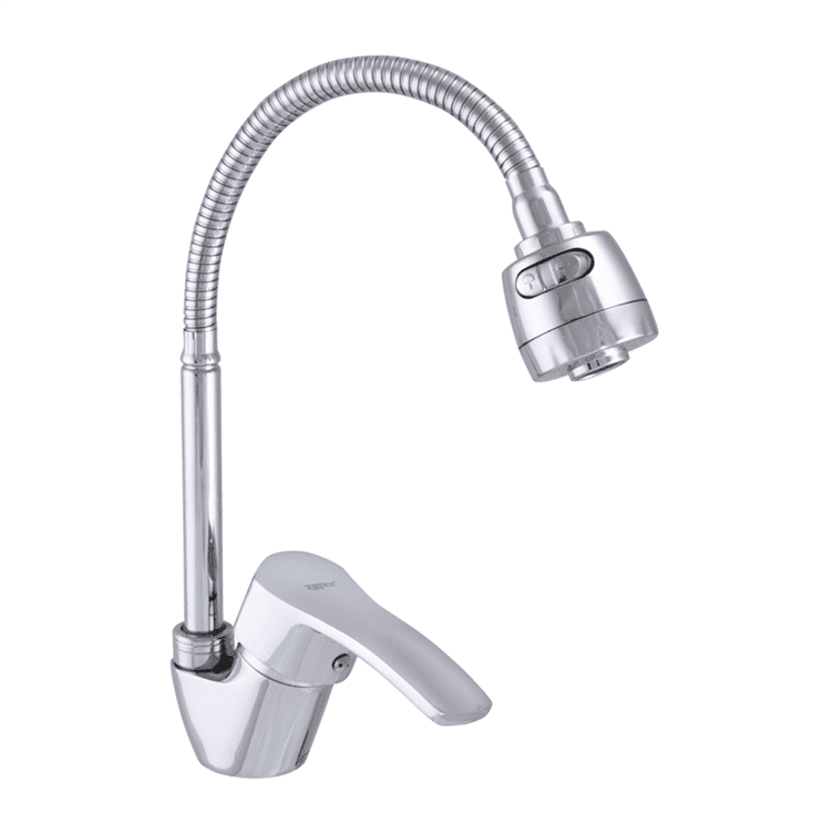Смеситель для кухни Zerix YUB 279 с рефлективным изливом (ZX2950), фото 1