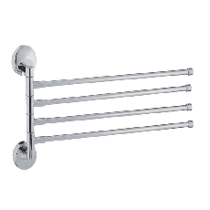 Полотенцедержатель с 4 поворотными планками Zerix LR3314 (LL1444)