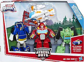 Трансформери боти Playskool Heroes Transformers Rescue Bots Griffin Rock Rescue Team