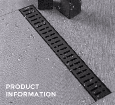 Трап для душа GAPPO G87007-36, 70х700 мм, нержавеющая сталь, черный