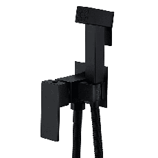 Смеситель для гигиенического душа Zerix KUB-333 Black из нерж.стали SUS304 (ZX4859)