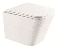 Унитаз подвесной Mixxus Premium Quadro-0302-R 530x360x365mm, система смыва Rimless (MP6454)