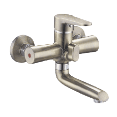 Смеситель для ванны Zerix PUD3 146 (цвет нерж. сталь) (ZX2921)