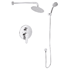 Встраиваемая душевая система со смесителем и тропич. душем Zerix LR2403-2 (LL1210)