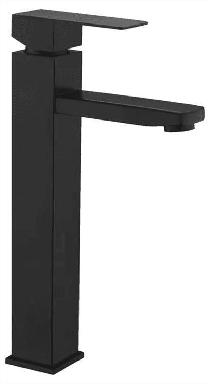 Смеситель высокий для умывальника WEZER PRO11-02-BLACK