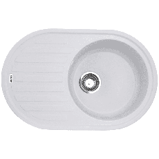 Мойка кухонная Zerix ZS-7750R-01 Белая (ZX4555)