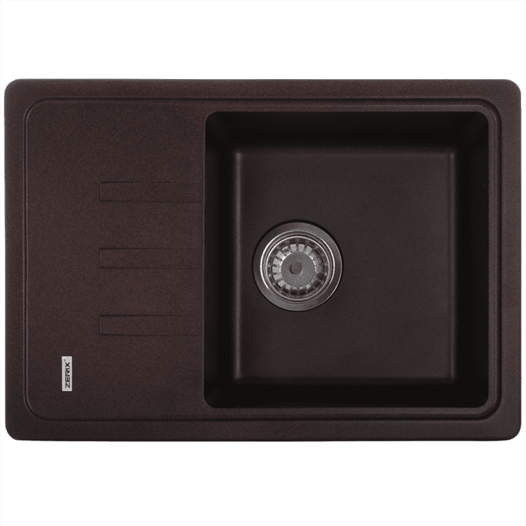 Мойка кухонная Zerix ZS-6243S-12 Коричневая (ZX4576), фото 1