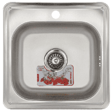 Мойка кухонная Zerix Z4848-06-160E (Satin) (ZM0557)