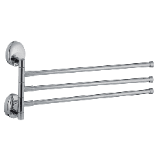 Полотенцедержатель с 3 поворотными планками Zerix LR3313 (LL1443)