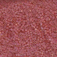 Бісер Miyuki Cube 1.8 мм 140FR Red Orange AB matt, 5 г