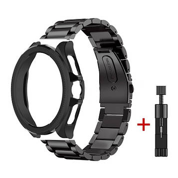 Комплект для годинника Xiaomi Watch 2Pro чорний (бампер + ремінець Rolex design 22 мм)