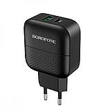 Home Charger 20W PD QC3.0 Borofone BA46A — White, фото 4