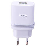 Home Charger | 18W | QC3.0 | Micro Cable (1m) — Hoco C12Q — Black, фото 4