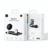 Wireless Charger 3 in 1 — Wiwu Wi-W028  — Black, фото 2