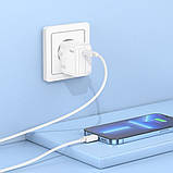 Home Charger | 30W | PD | QC3.0 — Hoco C112A — White, фото 3