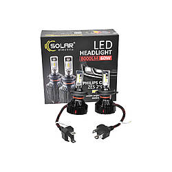 LED лампи SOLAR H4 6500K 8000Lm 12/24V (2 шт.)
