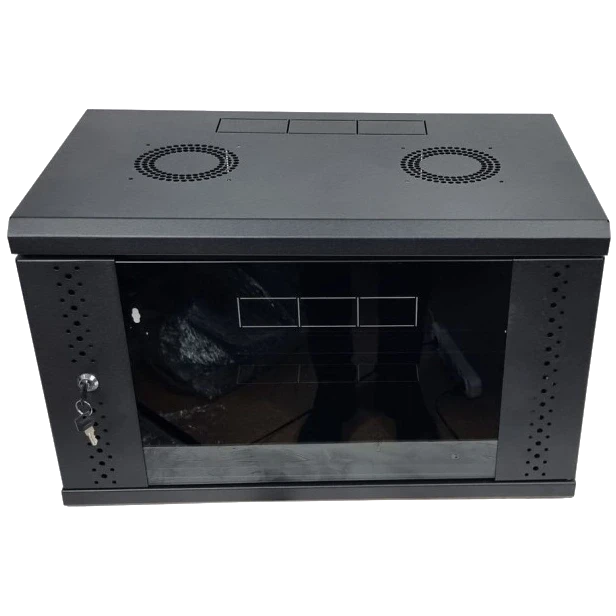 EServer 6U Шафа скло чорне, фото 1