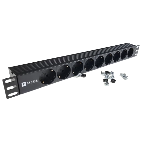 EServer Подовжувач на 9 розеток без вимикача, фото 1