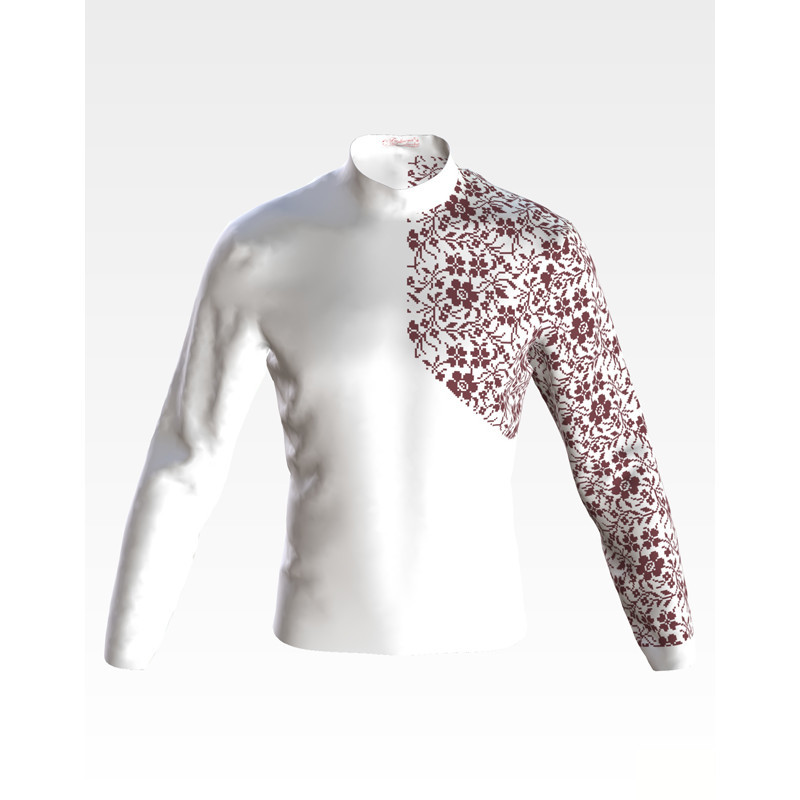 Заготовка чоловічої вишиванки "Барвиста" для вишивки бісером (ЧЕ067кБнн07), фото 1