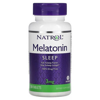 Natrol Melatonin 3 mg 120 таблеток