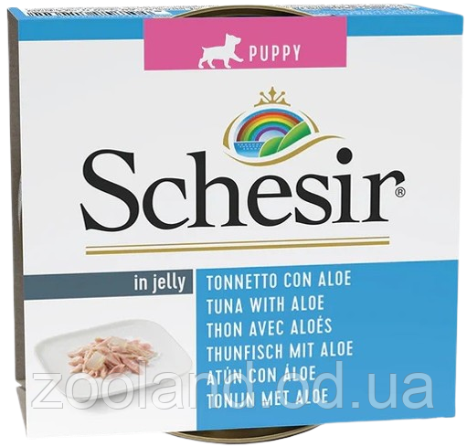 712622 Schesir Dog Тунець з алое, 150 г