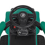 Дитяча каталка-толокар Bambi M 4845 з батьківською ручкою 2 в 1 зелений, фото 6