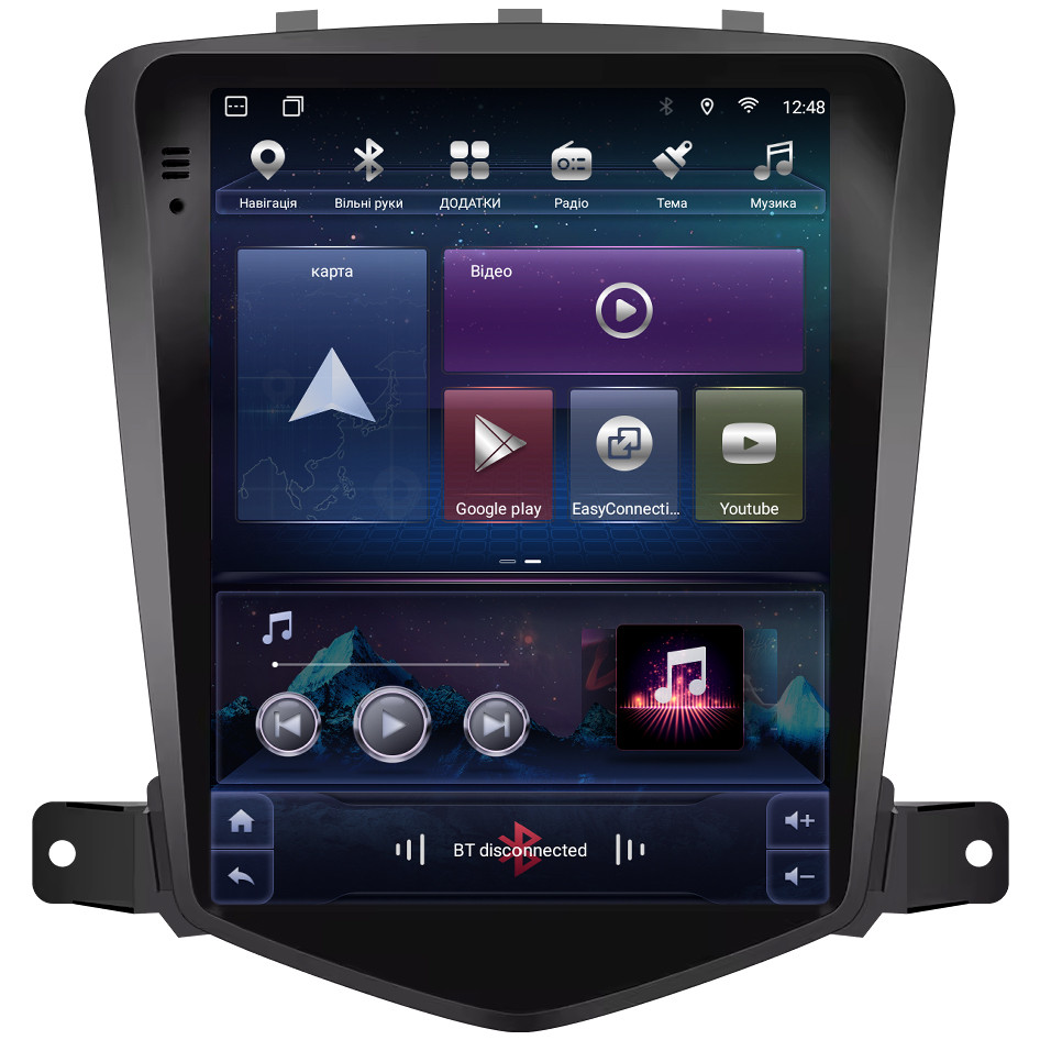 Штатна магнітола для Chevrolet Cruze 2008-2012 Tesla Style на Android