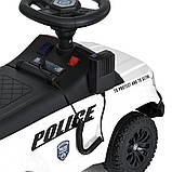 Дитяча толокар-електромобіль 2в1 Ford Police M 5844 світлові та звукові ефекти Білий, фото 8