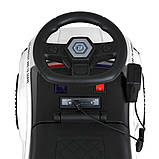 Дитяча толокар-електромобіль 2в1 Ford Police M 5844 світлові та звукові ефекти Білий, фото 4