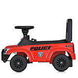 Дитяча каталка-толокар Ford Police M 5844 світлові та звукові ефекти Червоний, фото 4