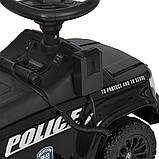 Дитяча толокар-електромобіль 2в1 Ford Police M 5844 світлові та звукові ефекти Чорний, фото 7