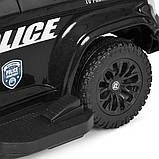 Дитяча толокар-електромобіль 2в1 Ford Police M 5844 світлові та звукові ефекти Чорний, фото 10