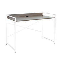 Комп'ютерний стіл Oxford ніжки метал white дсп H18 сірий шифер (Новий Стиль ТМ)