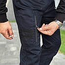 Штани-джогери Pobedov Papin Brodyaga темно-синього кольору, фото 8