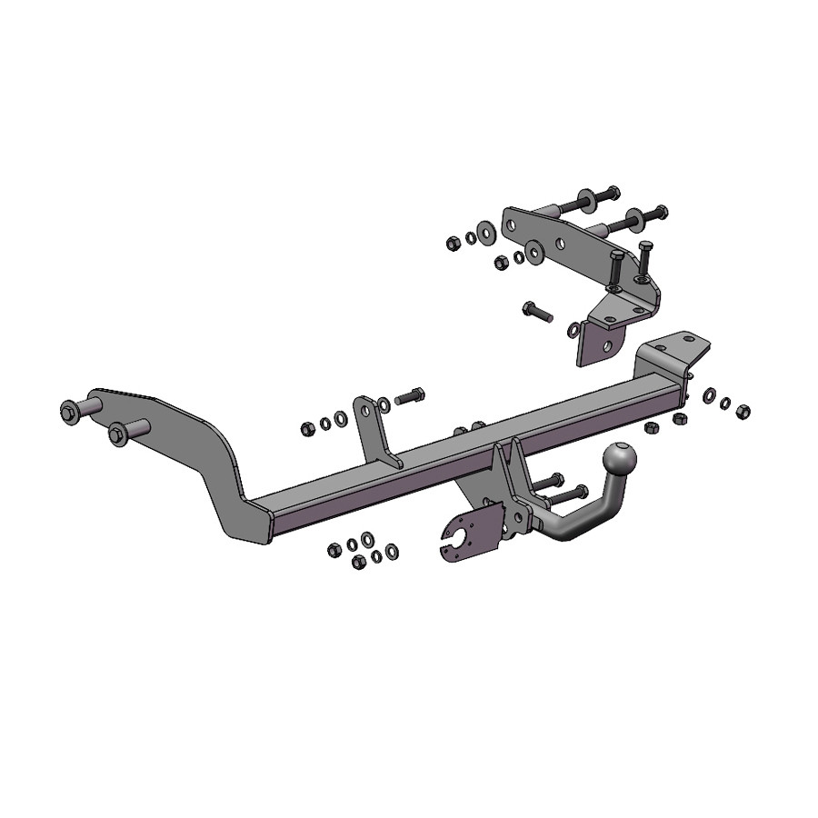 Фаркоп знімний на 2 болти - Mercedes-Benz E-Class W210, фото 1