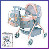 Іграшкова коляска для ляльки із сумочкою DeCuevas 86080, фото 3