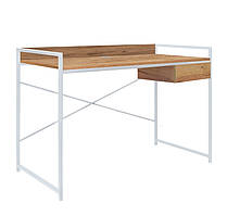 Комп'ютерний стіл Oxford з шухлядою white дсп H16 дуб золотий (Новий Стиль ТМ)