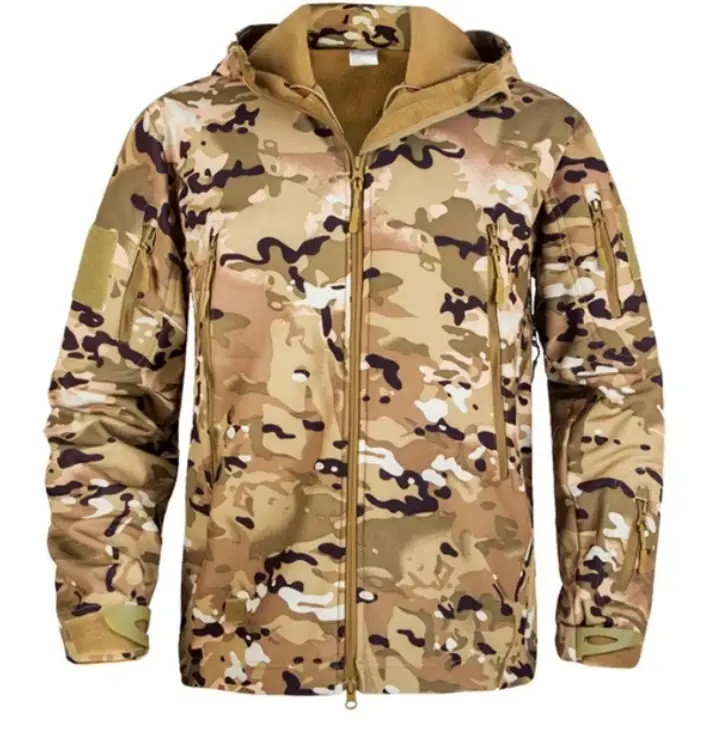 Тактична куртка флісова з підкладкою Solve KT6001006 Мультикам Shark Skin Softshell Assault peremogaua