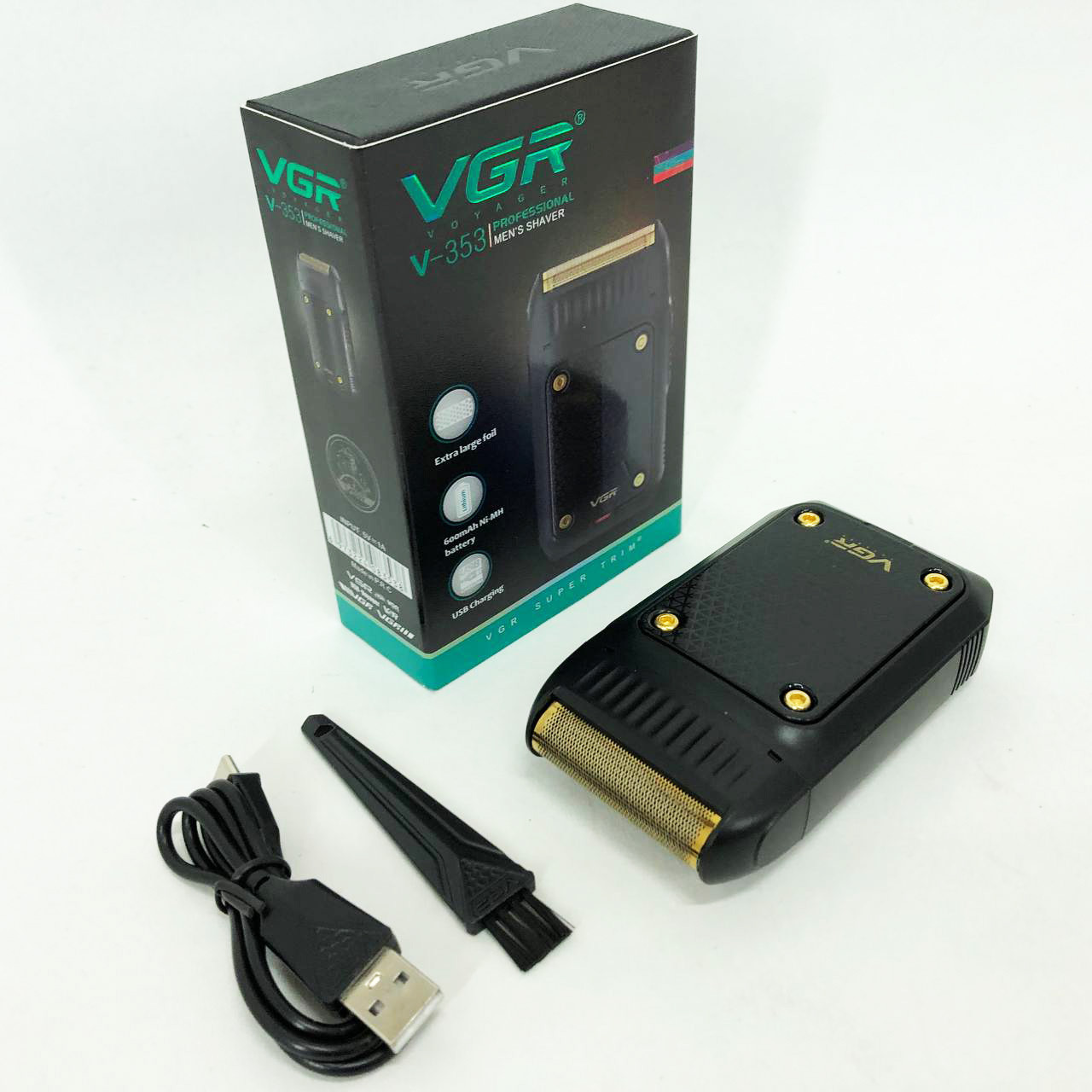 Бездротова електробритва, Електрична бритва тример для бороди, Професійна елетробритва QP-61, фото 1