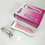 Депілятор електричний домашній, Епілятор для обличчя жіноча бритва, Бритва жіноча електрична для тіла VD-70, фото 4