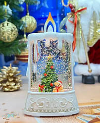 Новорічний музичний нічник-світильник XMAS wdl 23005c