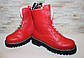 Черевики жіночі демісезонні червоні Д825, фото 3