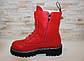 Черевики жіночі демісезонні червоні Д825, фото 2
