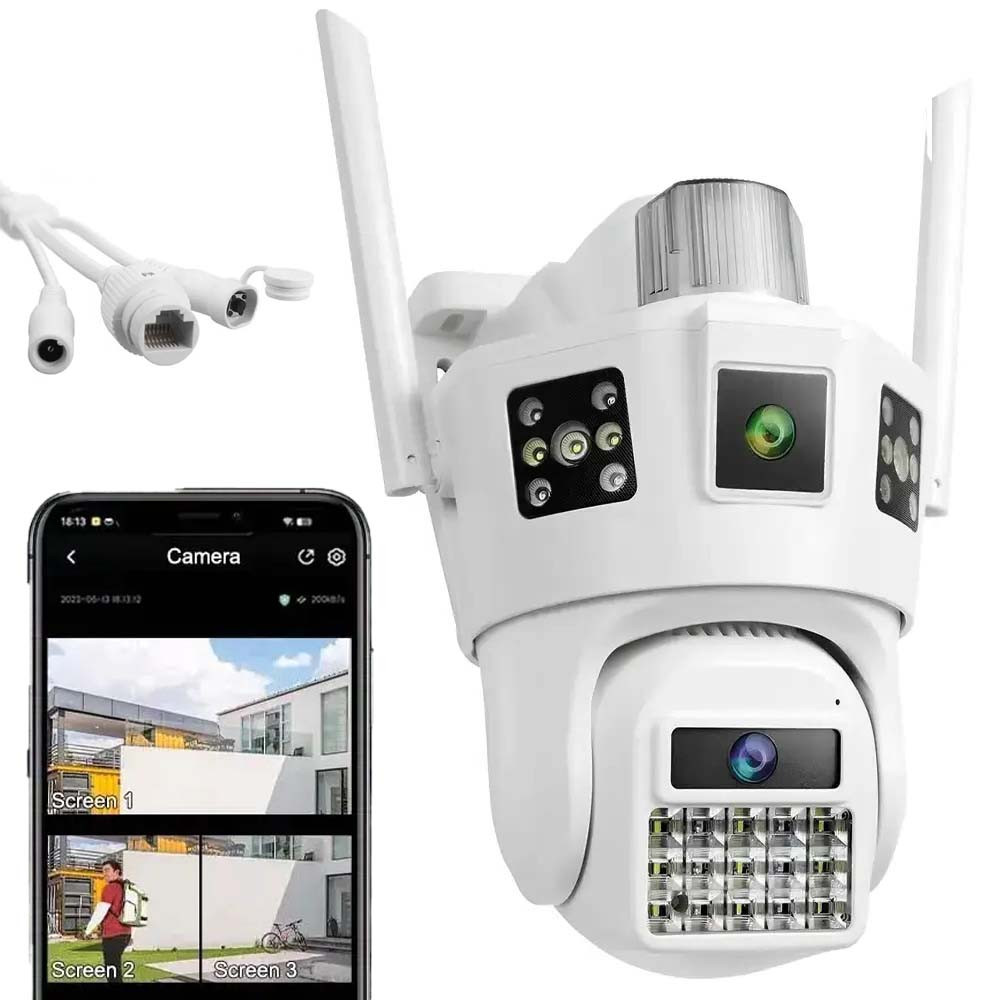 WIFI камера відеоспостереження 12Мп, з нічним баченням, SD 39 / Вулична IP камера з передачею на телефон, фото 1