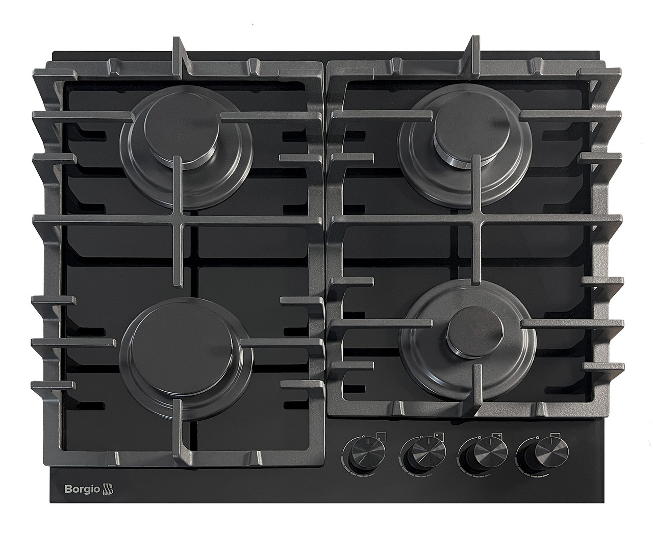 Варильна поверхня газова BORGIO DR 6390-15 Black Glass FFD, фото 1