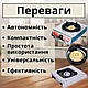 Одноконфорочна газова плита Besse настільний компактний таганок для дому дачі переносна піч для кемпінгу - фото 2 - id-p2385084862