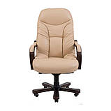 Офисное кресло Richman Максимус усиленное ХХXL кожзам бежевый в комплектации Вуд, фото 4