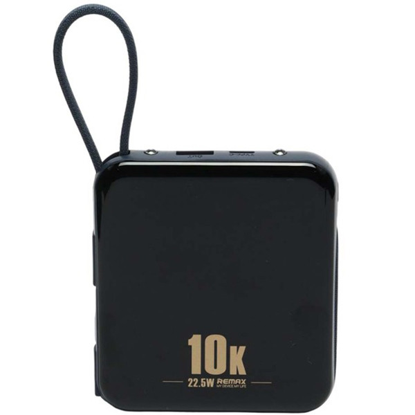 Повербанк із вбудованими кабелями 10000 мАг 22.5W Remax RPP-285 зі швидкою зарядкою PD+QC Type-C Lig, фото 1